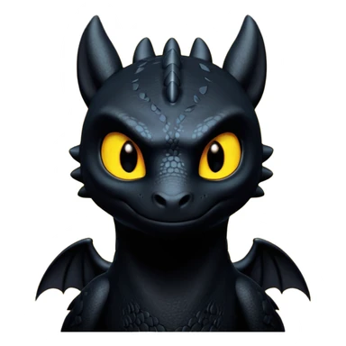 Night fury how to train your dragon sticker