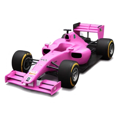 F1 car in Pink colour sticker