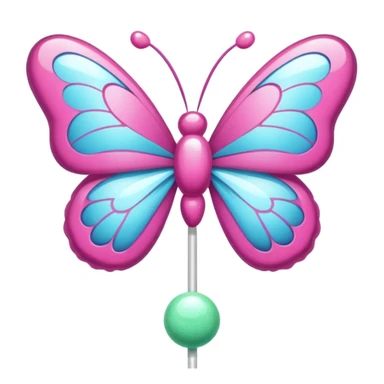 Sucette avec un noeud papillon sticker