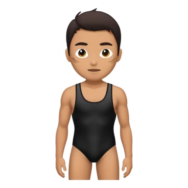 Muzan in a bathing suit sticker