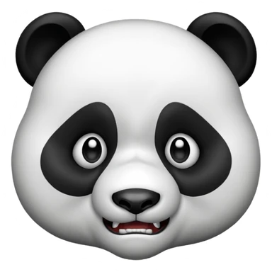 very angry panda because im not letting her sleep sticker
