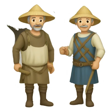 medieval farmers sticker