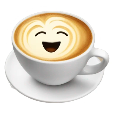 Caffee latte with journal sticker