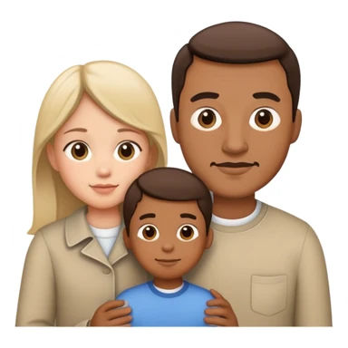 family 1 children 2 father sticker