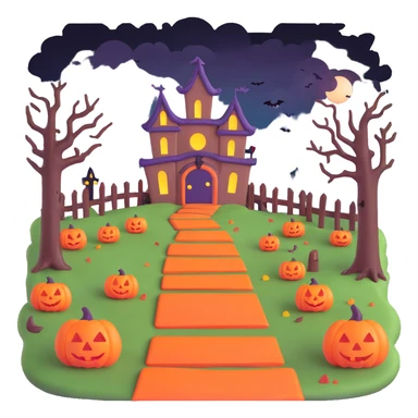 the Halloween trail sticker