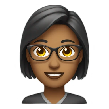 woman data analyst sticker