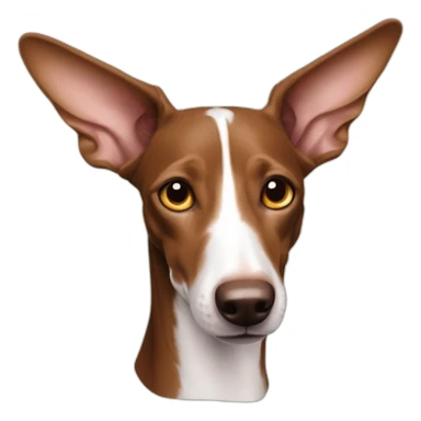 Podenco Orito chocolate pies blancos sticker