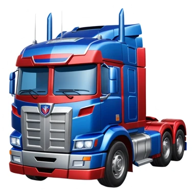 Optimus prime truck sticker