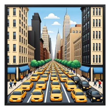 streets of New York sticker