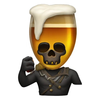Mortis-drink-beer sticker