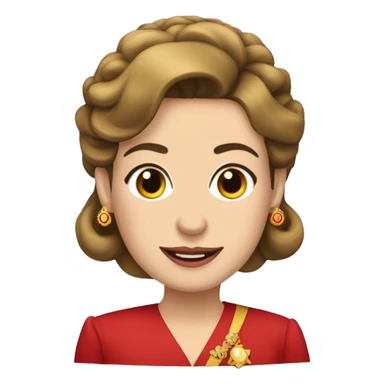 esposa del rey felipe VI  sticker