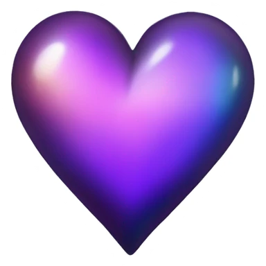 dark iridescent scale heart sticker