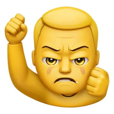 Thumbs down grumpy emoji sticker