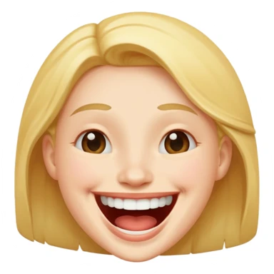 A face laughing sticker