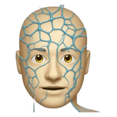 neural network man sticker