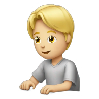 blond-boy-behind-a-pc-working sticker
