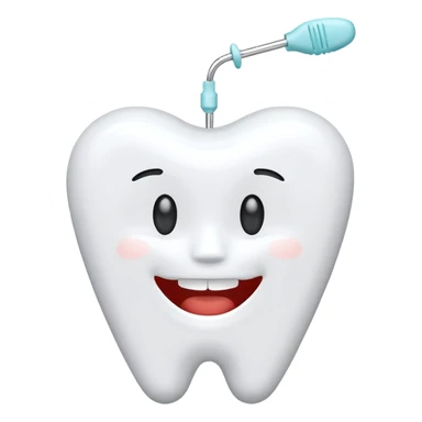 dental floss pick sticker