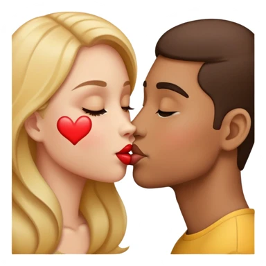 Emoje de beijo no rosto sticker