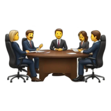 business meeting sticker