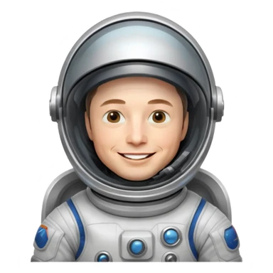 Elon Musk in the space: Loving sticker