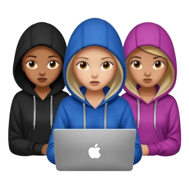 hacker girls sticker
