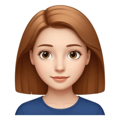 A realistic portrait of a young woman with soft facial features, clear skin, natural makeup, gentle eyes, symmetrical face, subtle smile, smooth lighting, high detail, photorealistic, 85mm len
 sticker