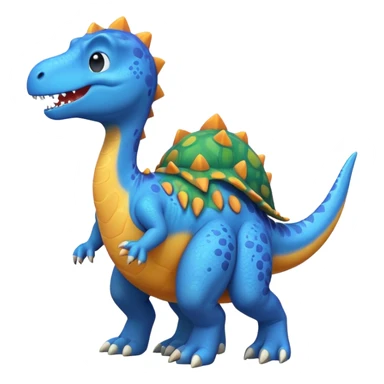 Bluey riding a dinosaur sticker