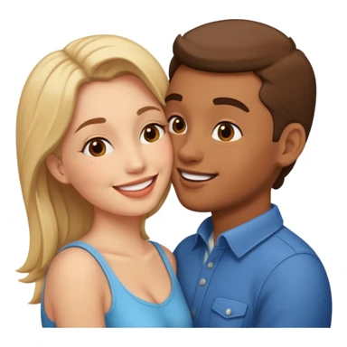 Lip kiss  bf gf sticker