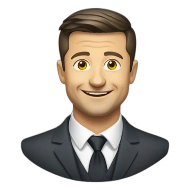 happy volodymyr zelenskyy sticker