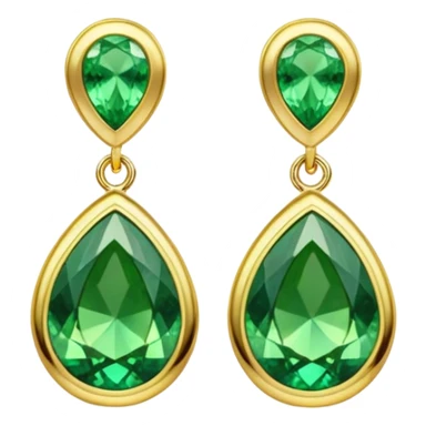 green yellow earring sticker