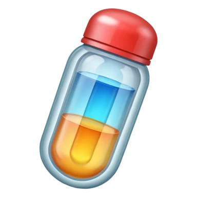 a capsule medicine sticker