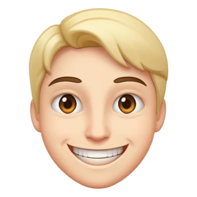 Smile and dangerous sticker