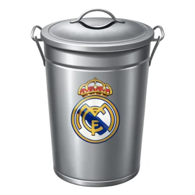 Real Madrid poubelle sticker
