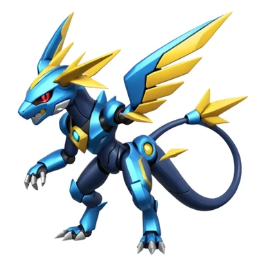 Vikavolt-Zeraora-Genesect-Miraidon-fusion, full body sticker