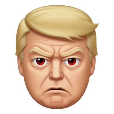 trump  angry sticker