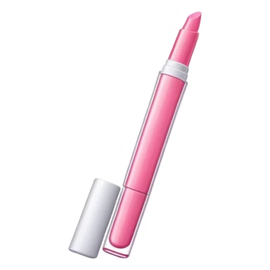 pink lip gloss tube sticker