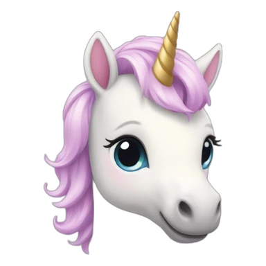baby unicorn sticker