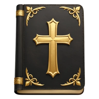 open holy Bible sticker