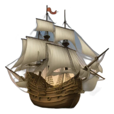 Armada Bergantín vela sticker