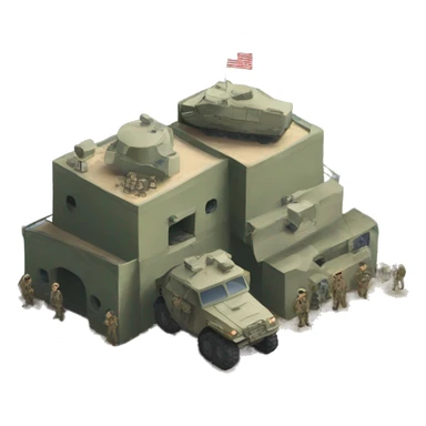 Military outpost for kubernetes sticker
