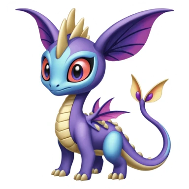 Meloetta-Cresselia-Palkia-Spyro-Toothless-Stitch-Fakémon-creature-hybrid sticker