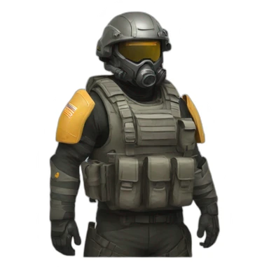 HBTQ helldivers 2 soldier sticker