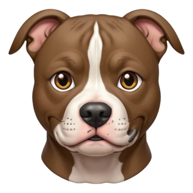 Only brindle Staffordshire Bull Terrier Pit Bull sticker