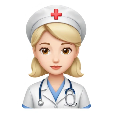 A cute nurse sticker