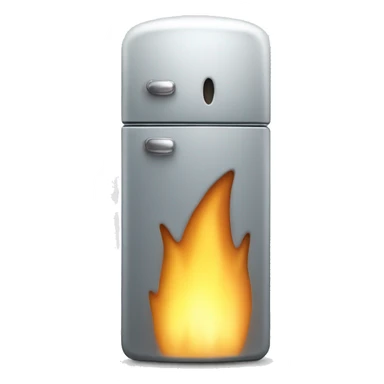 Lighter in a refrigerator  sticker