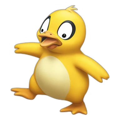 Psyduck dancing sticker