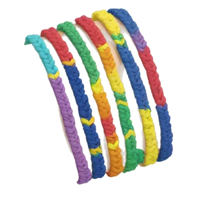 Friendship bracelet sticker