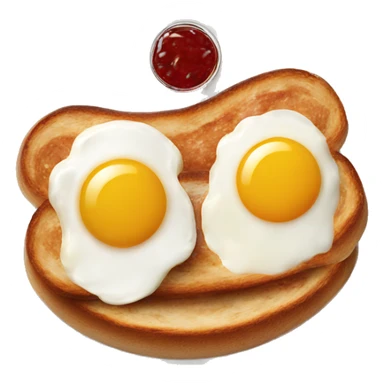 english breakfast consists of eggs sausage and butter and jam sticker