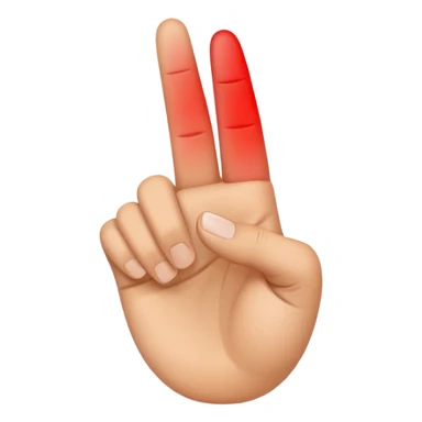 I want an emoji that looks like these👌🏻🤏🏻but i want that the the middle vinger touches the tumb and the other vingers dont. Can you do the Oke sign but than with de middle vinger sticker