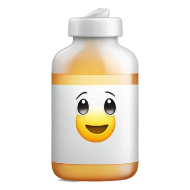 vitamin bottle with a sun on the side representing vitamin D sticker
